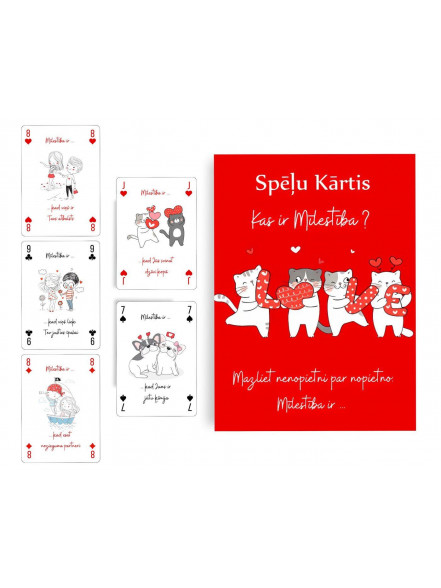 Spēļu kārtis. Kas ir mīlestība?