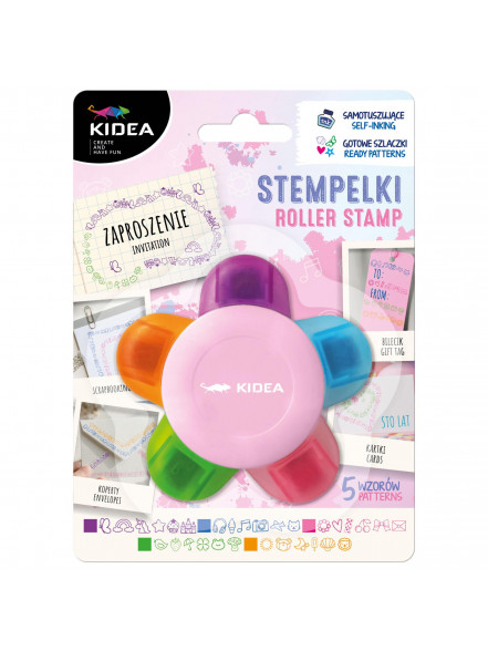 Zimogs Kidea ziedu zīmogu 5 dizaini