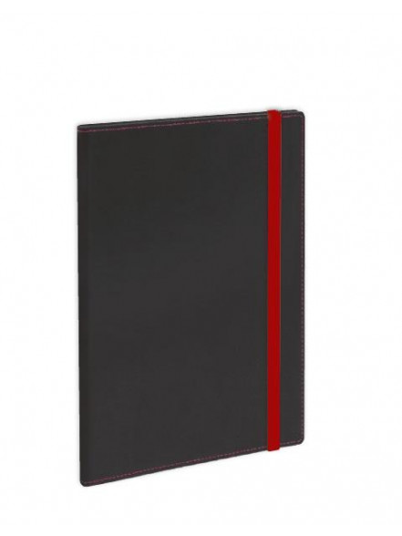 Piezīmju grāmata FLEX S, līnijas, melns