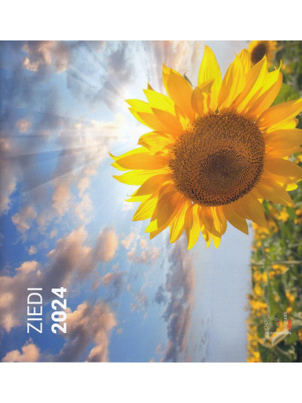 2024. gada kalendārs Ziedi (225*225)