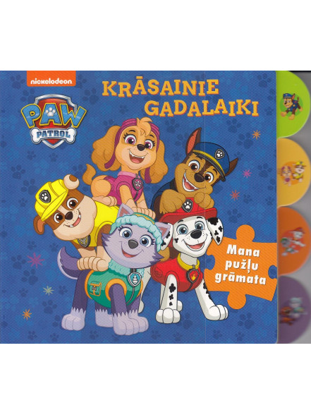 Paw Patrol. Krāsainie gadalaiki. Mana pužļu grāmata