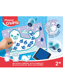 MAPED Creativ 2 zīmogu komplekts ar spilventiņu 2+