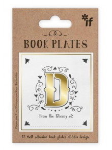 Uzlīmes - Letter Book Plates - D