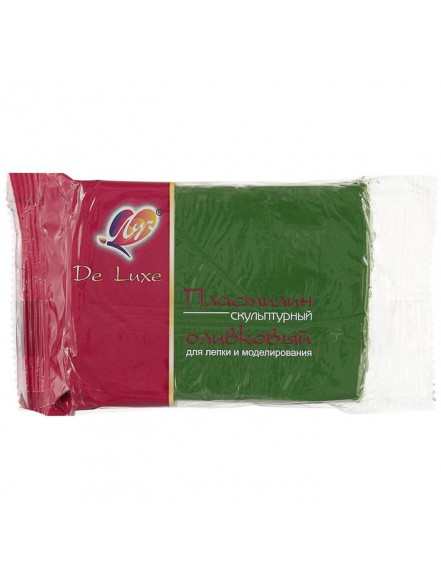 Plastilīns LUČ skulptūras olīvu krāsa 300g