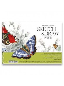 Skiču alb.A4 30lp ar spirāli, kraft,MUSE 150g/m2 319