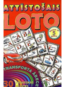 Spēle Loto attīstošais. Transporta ābece