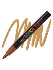 Marķieris ūdens bāzes UNI Posca PC-3M bronza (42)