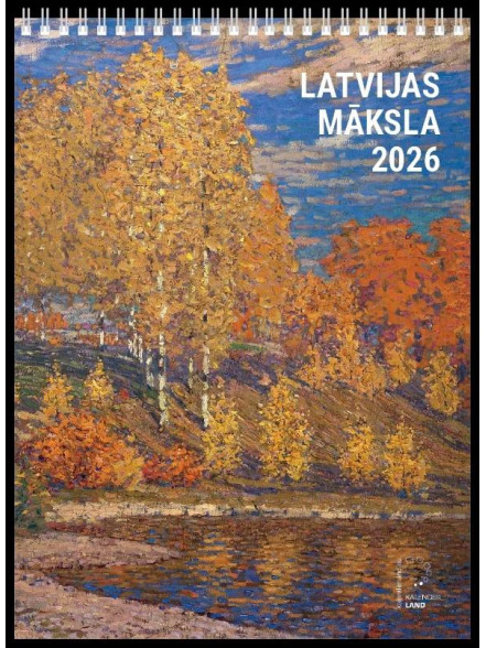 Latvijas māksla, galda kalendārs