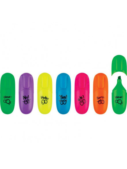 Marķieris teksta ar ieslīpu uzgali NEON MINI asorti 1-5mm