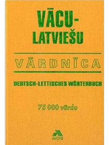 Vācu-latviešu vārdnīca 42 000  vārdu