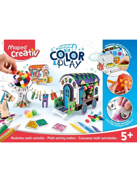 MAPED Creativ krāsošanas komplekts Karavāns 5+ !