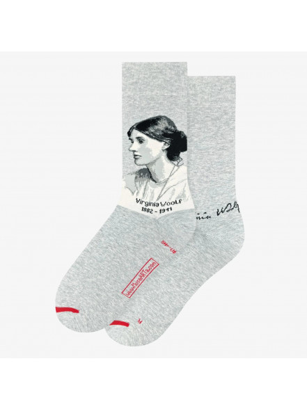 Zeķes George Charles Beresford - Portrait of Virginia Woolf, izm. 36-40, pelēkas