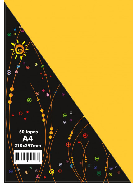 Papīrs krās.A4/50 sp.oranžs 59