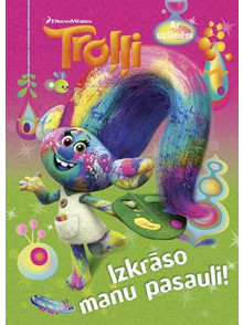 Troļļi. Izkrāso manu pasauli!  Ar uzlīmēm Troļļi. Izkrāso manu pasauli!  Ar uzlīmēm