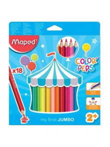 Zīmuļkrāsas ColorPeps Jumbo 18