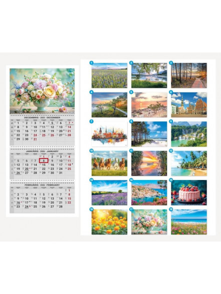 Kalendārs OFFICE EXTRA asorti 