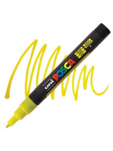 Marķieris ūdens bāzes UNI Posca PC-3ML glitter dzeltens (2)