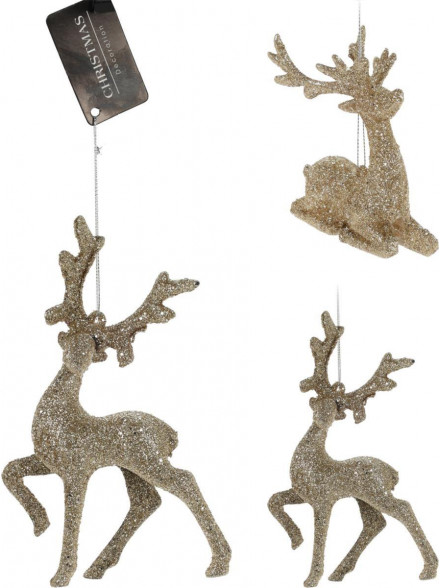 Rotājumi Zsv Briedis 15cm ar spdumiem