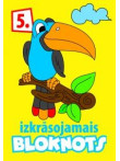 Izkrāsojamais bloknots  - papagailis