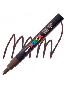Marķieris ūdens bāzes UNI Posca PC-3M tumši brūns (22)
