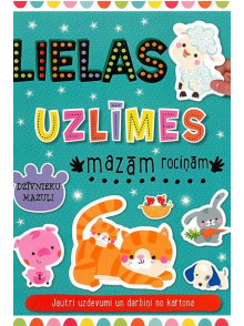 Dzīvnieku mazuļi. Lielas uzlīmes mazajām rociņām