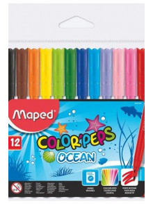 Flomasteri MAPED Ocean (12 krāsas) Flomasteri MAPED Ocean (12 krāsas)