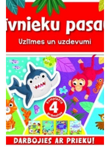 Dzīvnieku pasaule. Uzlīmes un uzdevumi