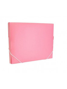 Kārba ar gumiju EKONOmix 30mm Pastel rozā krāsa 35616-89