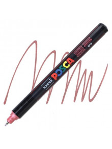 Marķieris ūdens bāzes UNI Posca PC-1MR metalizēti sarkans (M15)