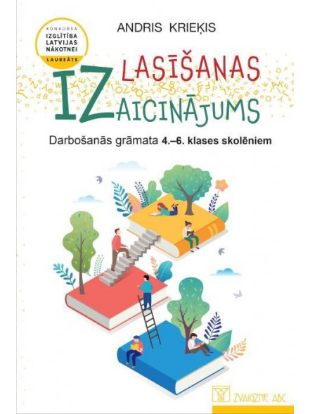 Lasīšanas izaicinājums. Darbošanās grāmata 4.-6. klases skolēniem