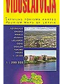  Viduslatvija. Tūrisma karte 1:200 000