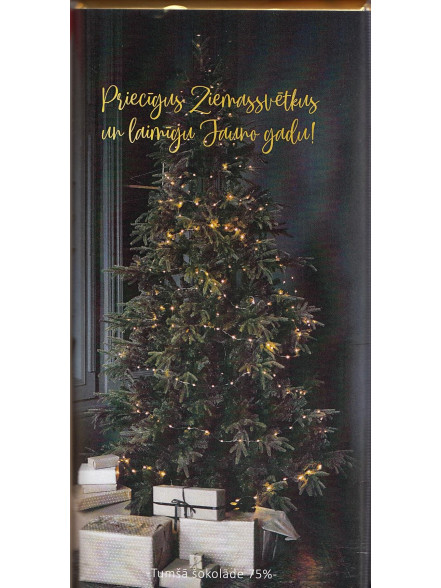 Tumšā šokolāde Priecīgus Ziemassvētkus