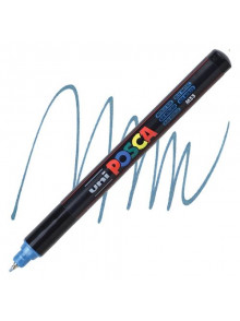 Marķieris ūdens bāzes UNI Posca PC-1MR metalizēti zils (M33)