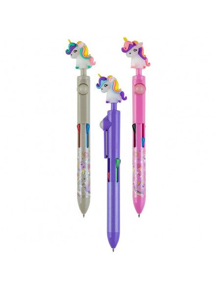 Automātiska lodīšu pildspalva 4 IN 1 Unicorn 4kr. 0.7mm