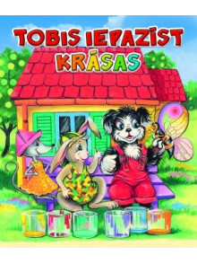 Tobis iepazīst krāsas. Kartona Tobis iepazīst krāsas. Kartona