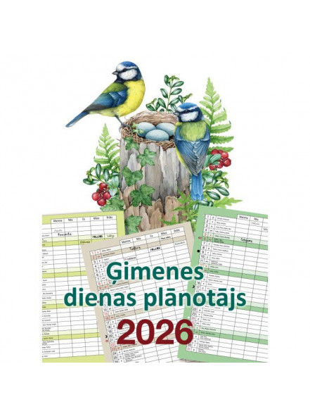 K/2026 Ģimenes dienas plānotājs