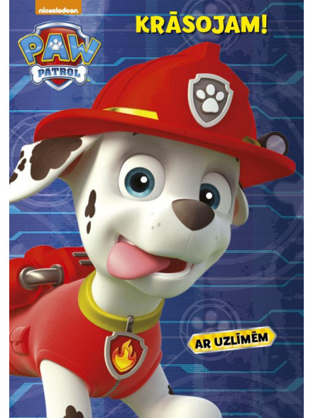 Paw Patrol. Krāsojam! Ar uzlīmēm Paw Patrol. Krāsojam! Ar uzlīmēm