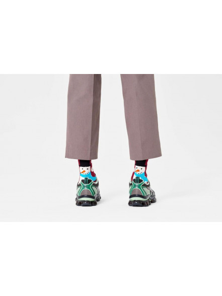 Zeķes Jumbo Snowman Sock, izm. 41-46, tumši sarkanas