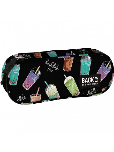 Penālis BACKUP 7, modelis A 21,  23 x 9 x 5 cm, 120 g, melns Bubble Tea