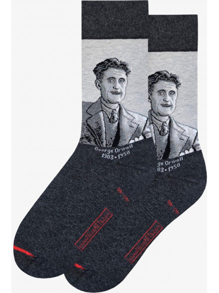 Zeķes Unknown Photographer - George Orwell, izm. 40-46, pelēkas