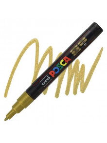 Marķieris ūdens bāzes UNI Posca PC-3M zelta (25)