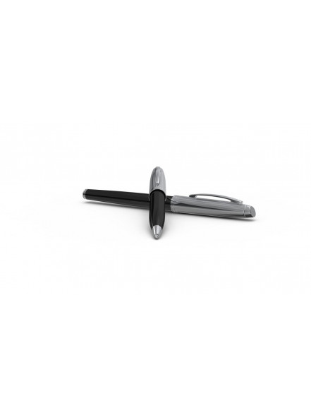 Ballpoint Pen SCRIKSS Oscar 39 Black/Chrome Black CT