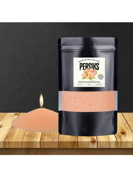 Pērļu vaska svece Persiks