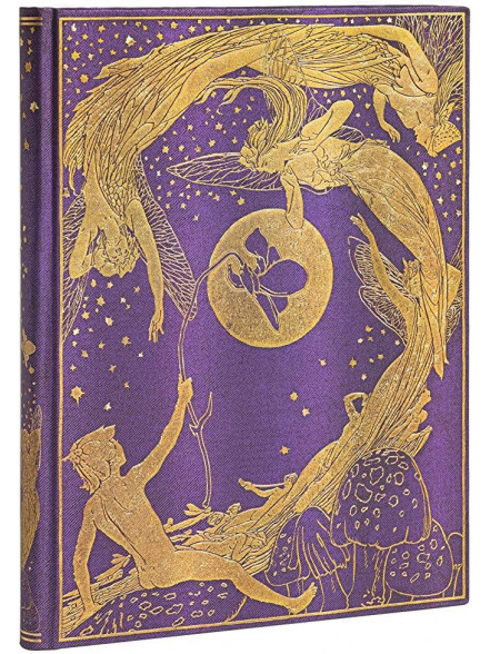 Piezīmju grāmata Lang's Fairy Books, Violet Fairy, baltas lapas, ultra