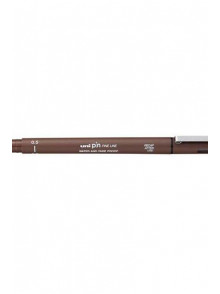 Marķieris UNI PIN-0.5 Sepia