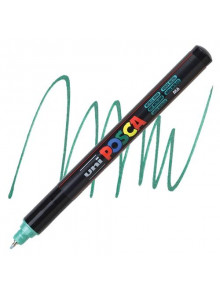 Marķieris ūdens bāzes UNI Posca PC-1MR metalizēti zaļš (M6)