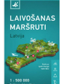 Laivošanas maršruti. Neplīstošā karte Latvija