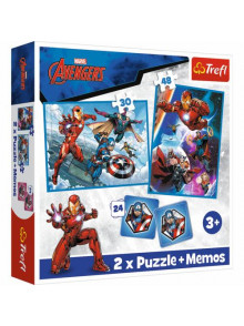 Puzle 30+48+Memo 24 Avengers