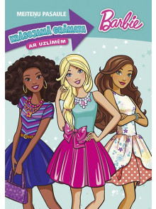 Barbie. Meiteņu pasaule. Krāso jamā grāmata ar uzlīmēm Barbie. Meiteņu pasaule. Krāso jamā grāmata ar uzlīmēm