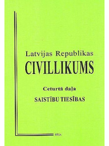 Civillikums 4.daļa. Saistību tiesības